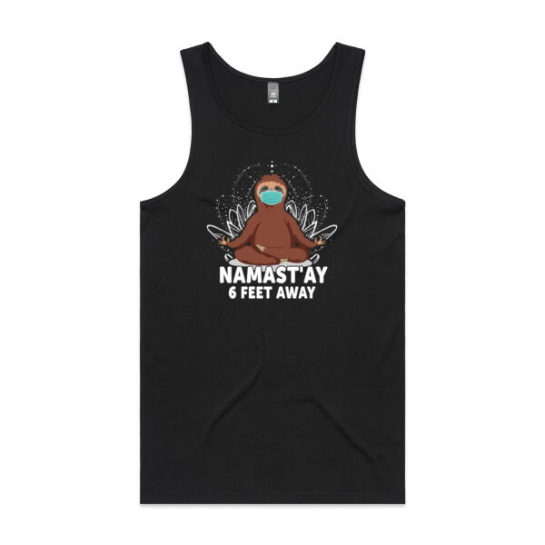 Namast-ay - Mens Lowdown Singlet Thumbnail