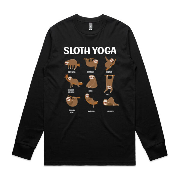 Sloth Yoga - Mens Staple Longsleeve Tee Thumbnail
