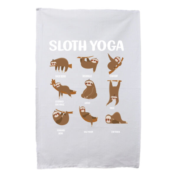 Sloth Yoga - Tea Towel Thumbnail