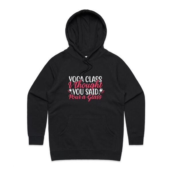 Pour A Glass - Womens Supply Hood Thumbnail