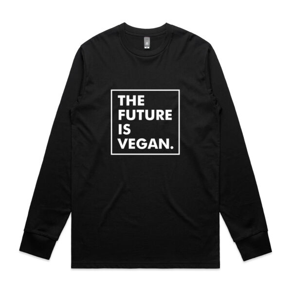 Vegan - Mens Staple Longsleeve Tee Thumbnail
