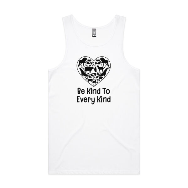 Be Kind - Mens Lowdown Singlet Thumbnail