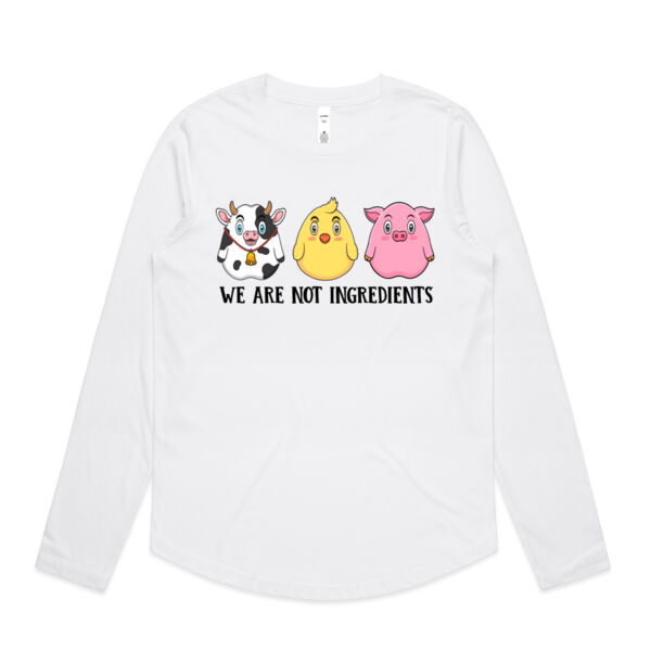 Ingredients - Womens Curve Longsleeve Tee Thumbnail