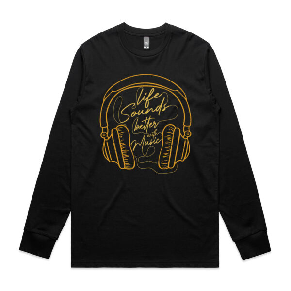 Music - Mens Staple Longsleeve Tee Thumbnail