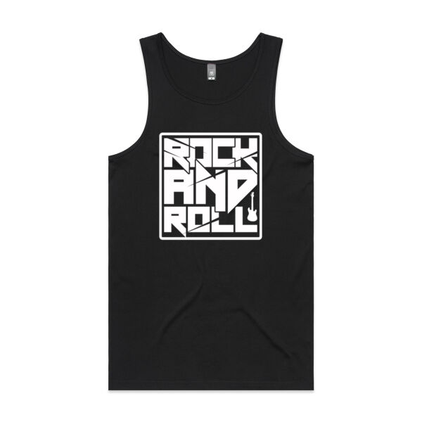 Rock and Roll - Mens Lowdown Singlet Thumbnail