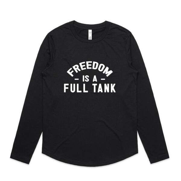 Full Tank - Womens Curve Longsleeve Tee Thumbnail