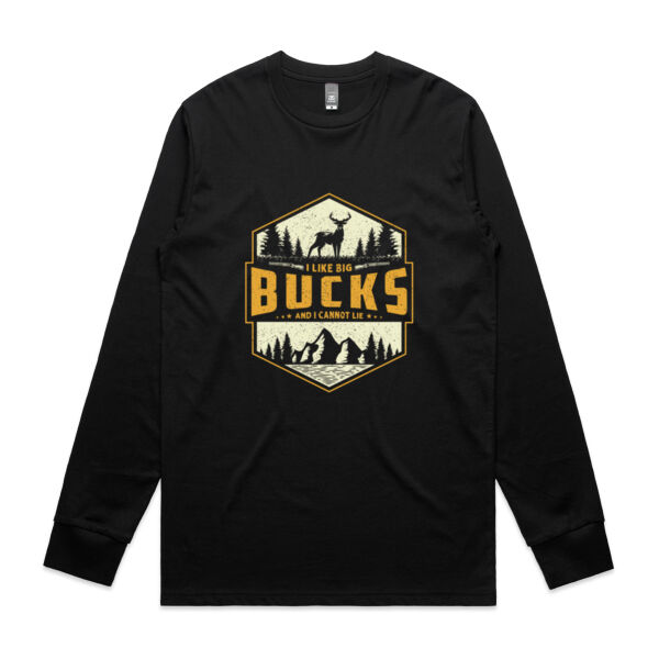 Big Bucks - Mens Staple Longsleeve Tee Thumbnail