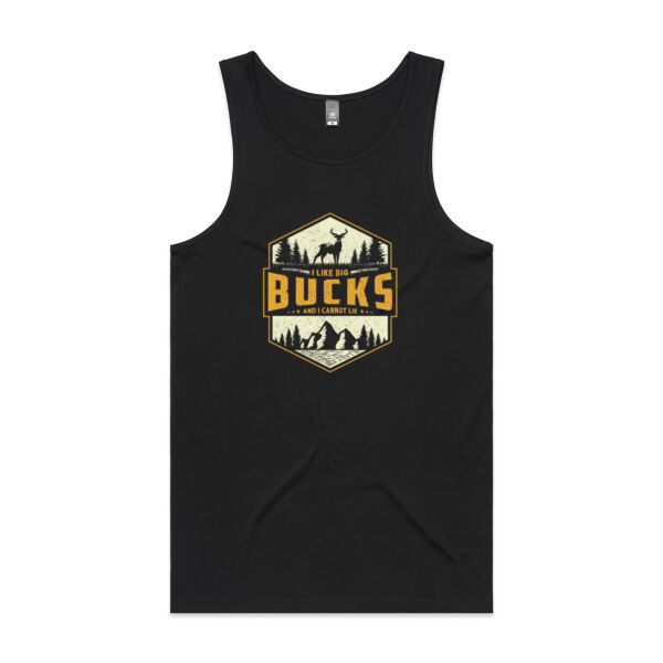 Big Bucks - Mens Lowdown Singlet Thumbnail