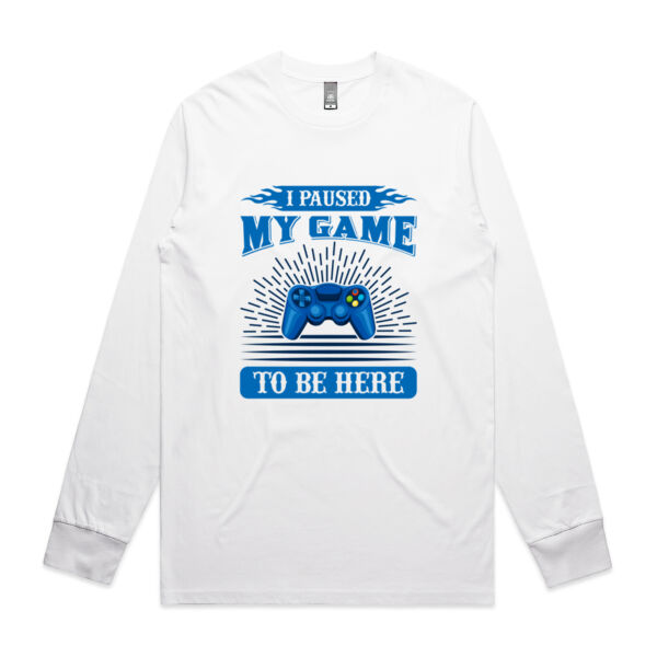 Paused - Mens Staple Longsleeve Tee Thumbnail