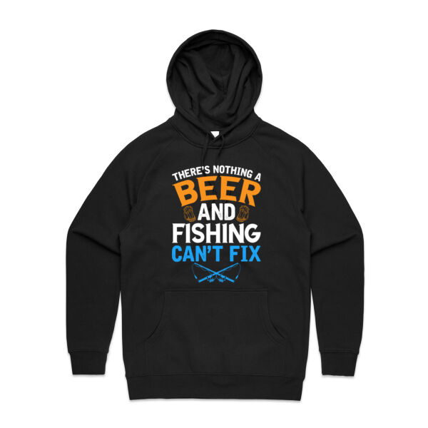Beer and Fishing - Mens Supply Hood Thumbnail