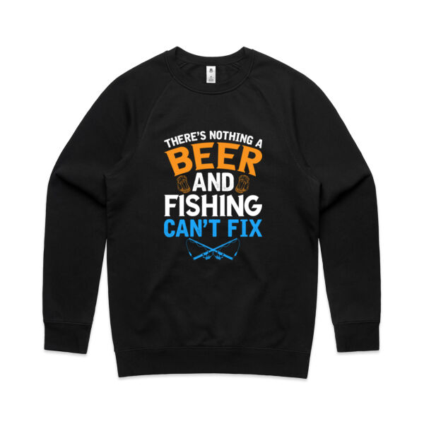 Beer and Fishing - Mens Supply Crew Thumbnail