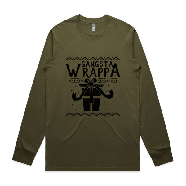 Gangsta Wrappa - Mens Staple Longsleeve Tee Thumbnail