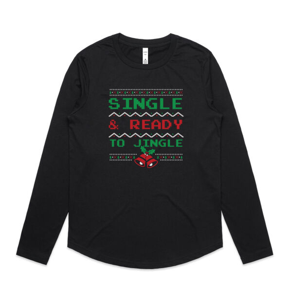 Single - Womens Curve Longsleeve Tee Thumbnail
