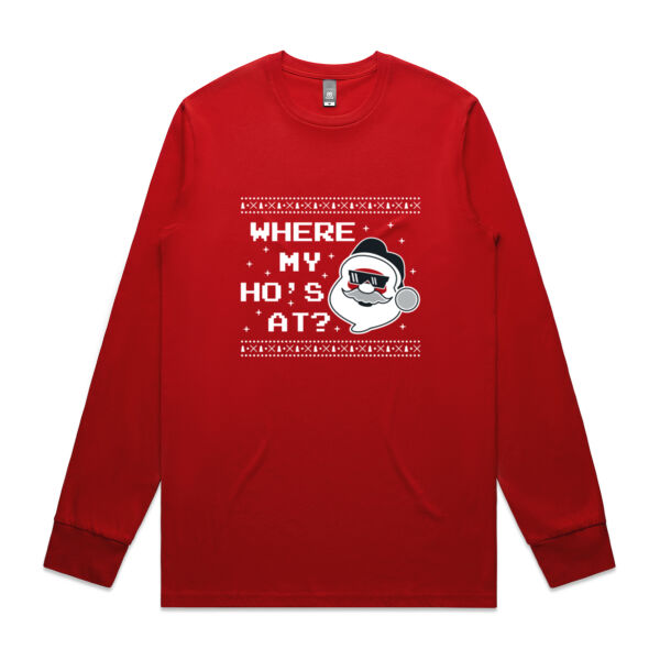 Ho - Mens Staple Longsleeve Tee Thumbnail